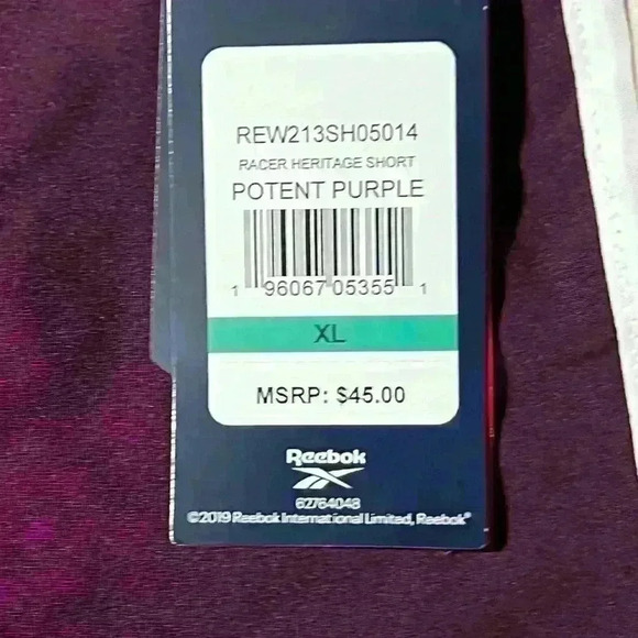 Reebok Racer Heritage Running Shorts size XL NWT - Picture 4 of 9